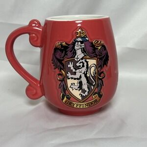 Harry Potter Gryffindor Ceramic Mug 3D Molded School Crest for Coffee/Tea
